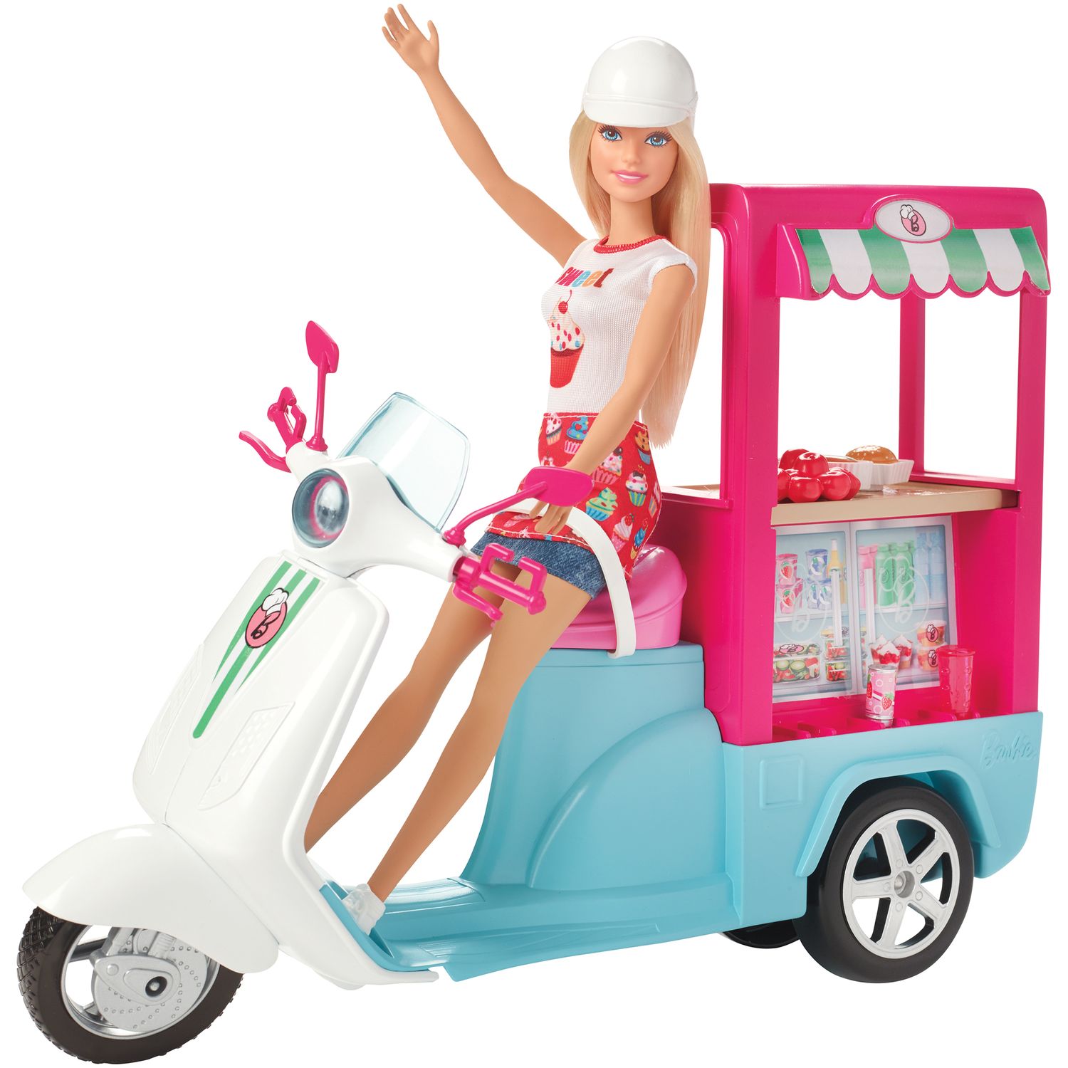 barbie bistro cart playset