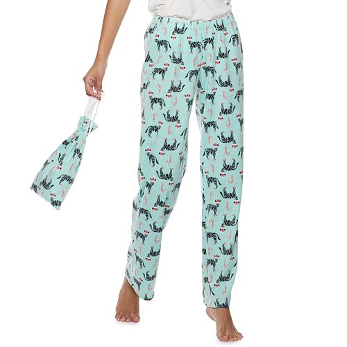 Juniors' SOÂ® Fleece Pajama Pants in a Bag