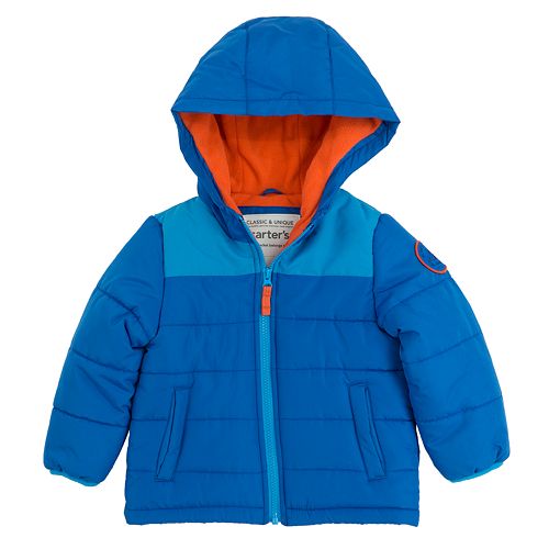 Carters Baby Boys Lightweight Hooded Bomber Jacket