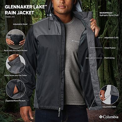 Men's Columbia Glennaker Packable Rain Jacket