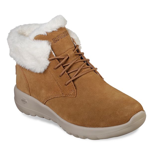 Skechers on the go joy lush women's water resistant winter boots hot sale