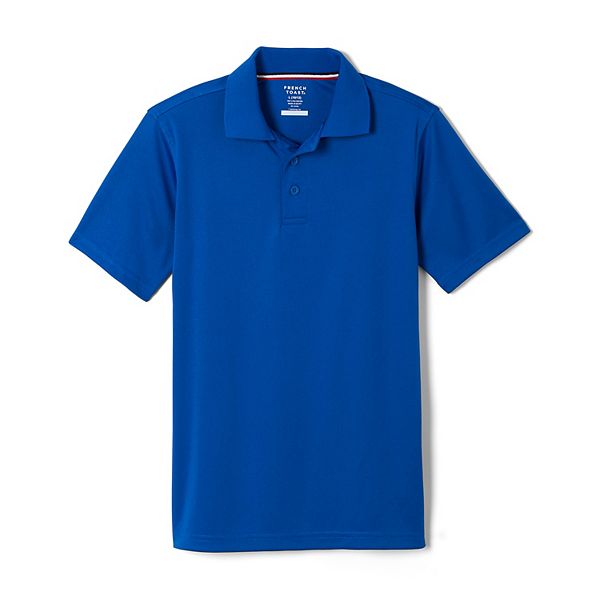 French Toast Boys Short Sleeve Moisture Wicking Stretch Sport Polo Shirt
