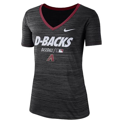 Women's Nike Arizona Diamondbacks Dri-FIT Velocity Legend V-Neck Tee
