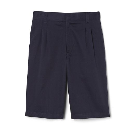 Boys 420 French Toast Pleated Twill Shorts