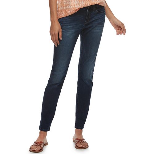 Petite SONOMA Goods for Life® Curvy Mid-Rise Skinny Jeans