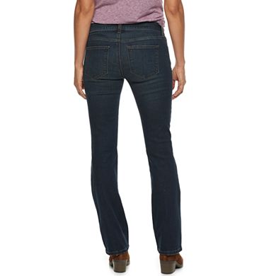 Petite Sonoma Goods For Life® Curvy Mid-Rise Bootcut Jeans