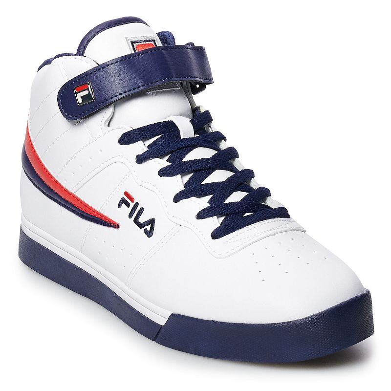 UPC 791271513480 product image for Fila® Vulc 13 Mid Plus Men's Sneakers, Size: 10, White | upcitemdb.com
