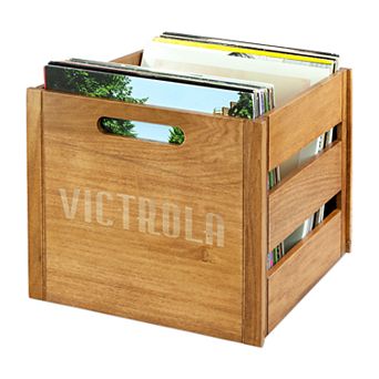 Victrola Wooden Record & Vinyl Crate