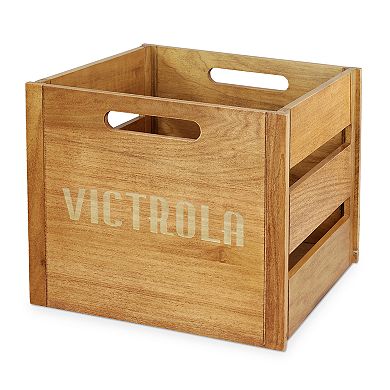 Victrola Wooden Record & Vinyl Crate