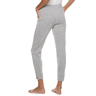Women's Sonoma Goods For Life® Split Cuff Fleece Banded Bottom Sleep Pants Pajama Pants