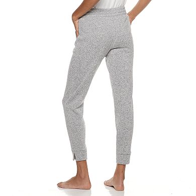 Plus Size Sonoma Goods For Life® Split Cuff Fleece Banded Bottom Pajama Pants