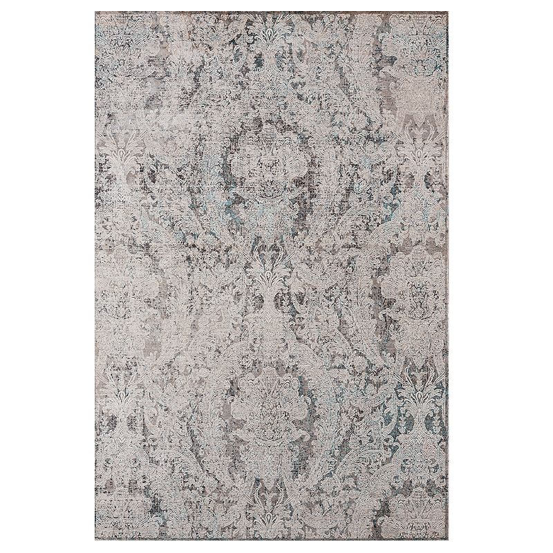 United Weavers Soignee London Floral Rug, Turquoise/Blue, 10.5X14 Ft