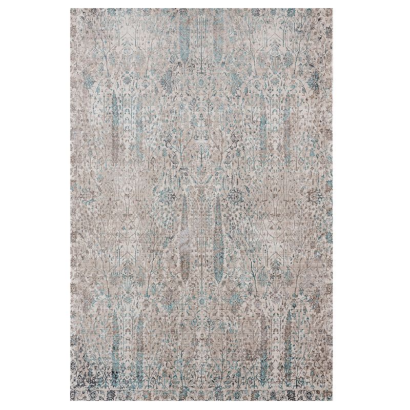 United Weavers Soignee Salisbury Floral Rug, Natural, 5X8 Ft