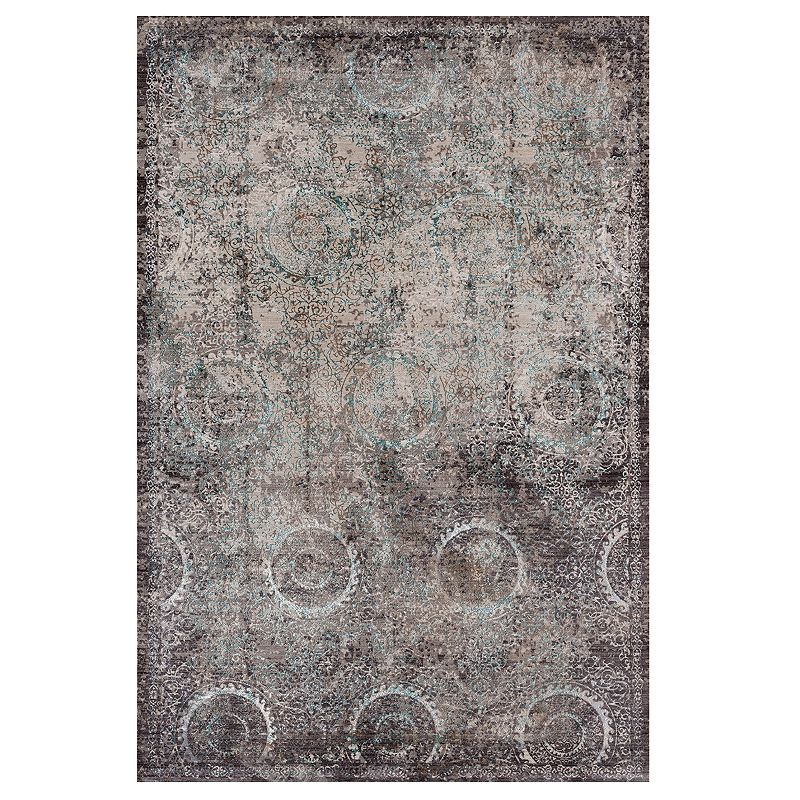 United Weavers Soignee Canterbury Medallion Rug, Multi, 5X8 Ft