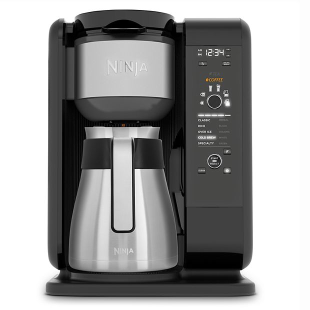 Ninja CP307 Hot and Cold Brewed System, Tea & Coffee Maker, with Auto-iQ, 6  Sizes, 5 Styles, 5 Tea Settings, 50 oz Thermal Carafe, Frother, Coffee 