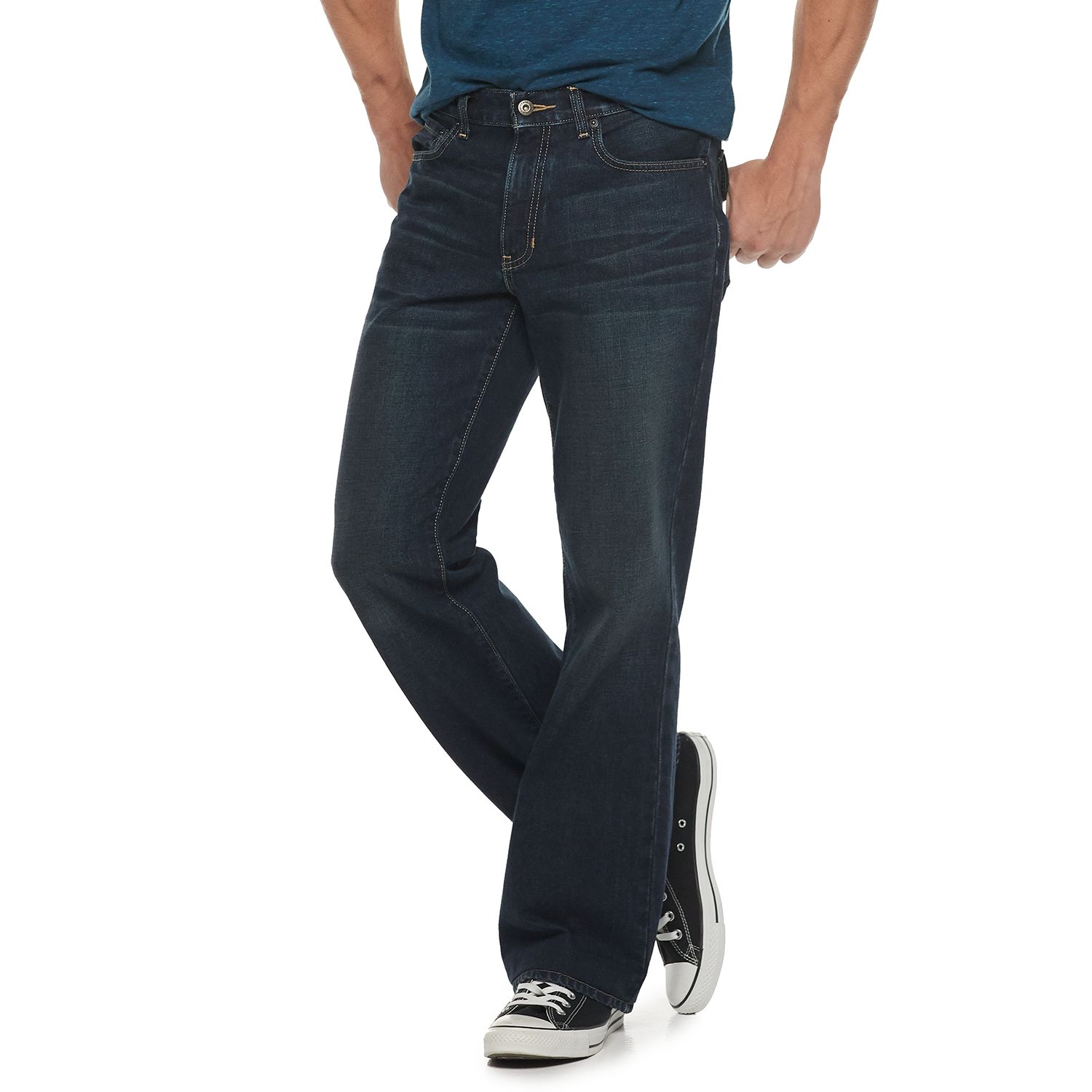 lee men's modern series relaxed fit bootcut jean