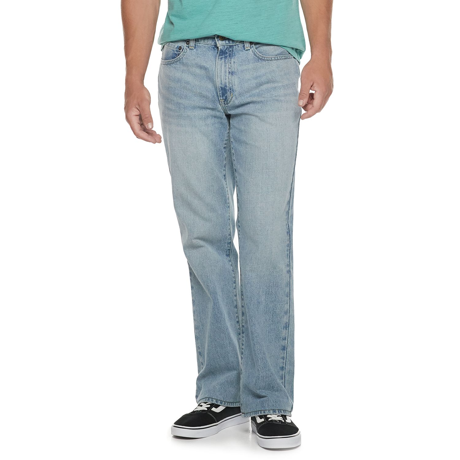 grey bootcut jeans mens