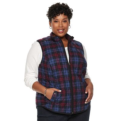 Plus Size Croft Barrow Classic Quilted Vest
