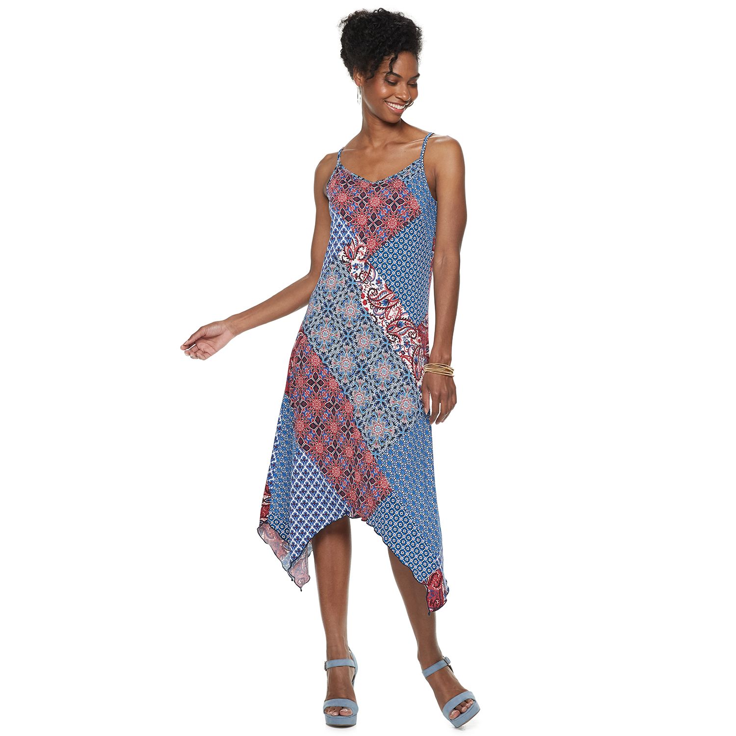 midi handkerchief dress