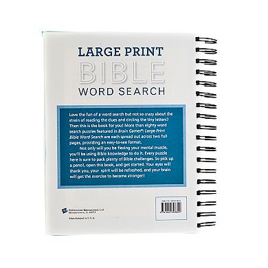 Large Print Bible Word Search Book by Publications International, Ltd.