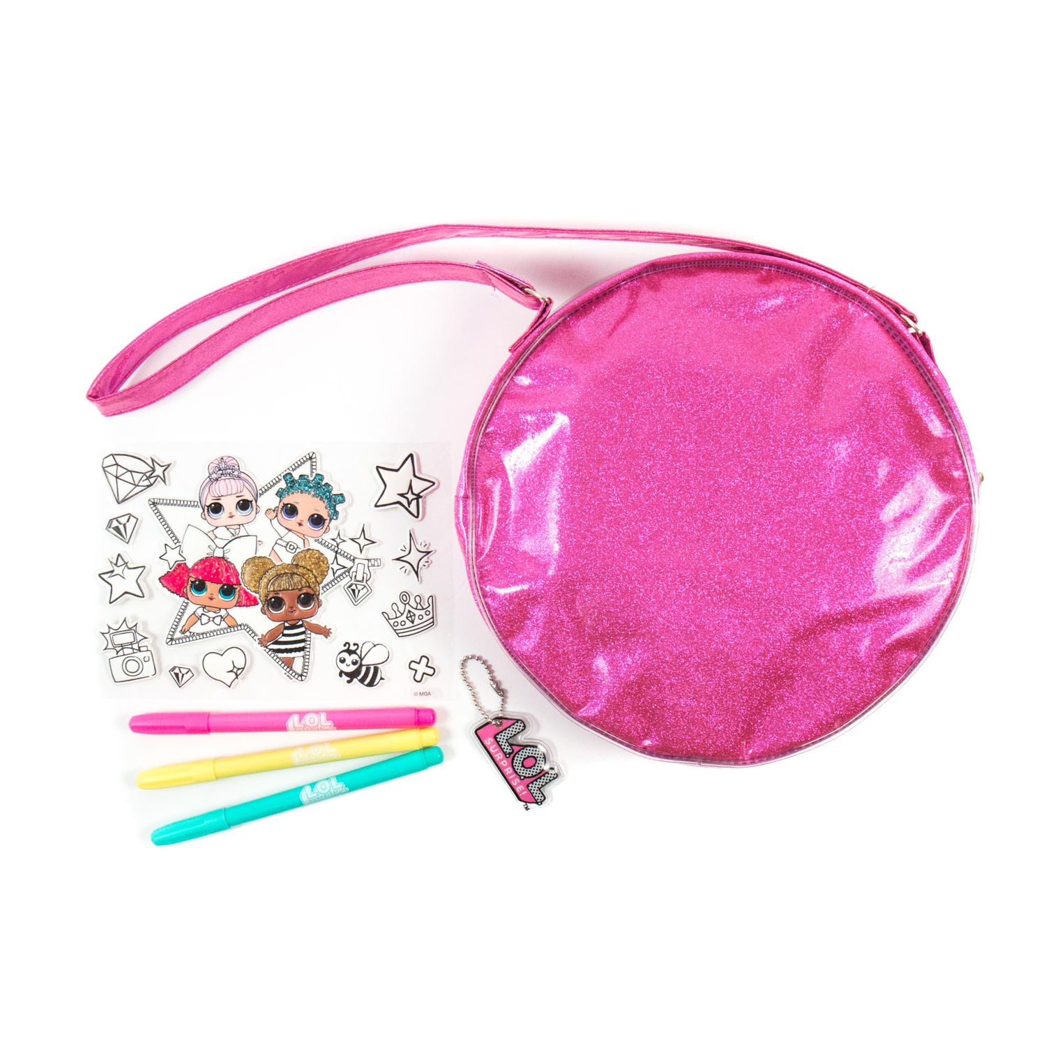 lol glitter bag
