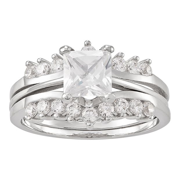 Kohl's cubic zirconia engagement on sale rings