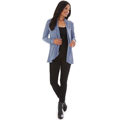 Women's Apt. 9® Ruched Sleeve Open-Front Cardigan