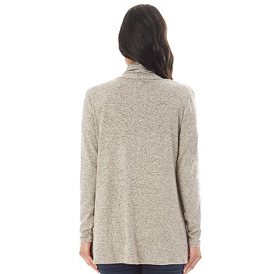 Women's Apt. 9® Ruched Sleeve Open-Front Cardigan