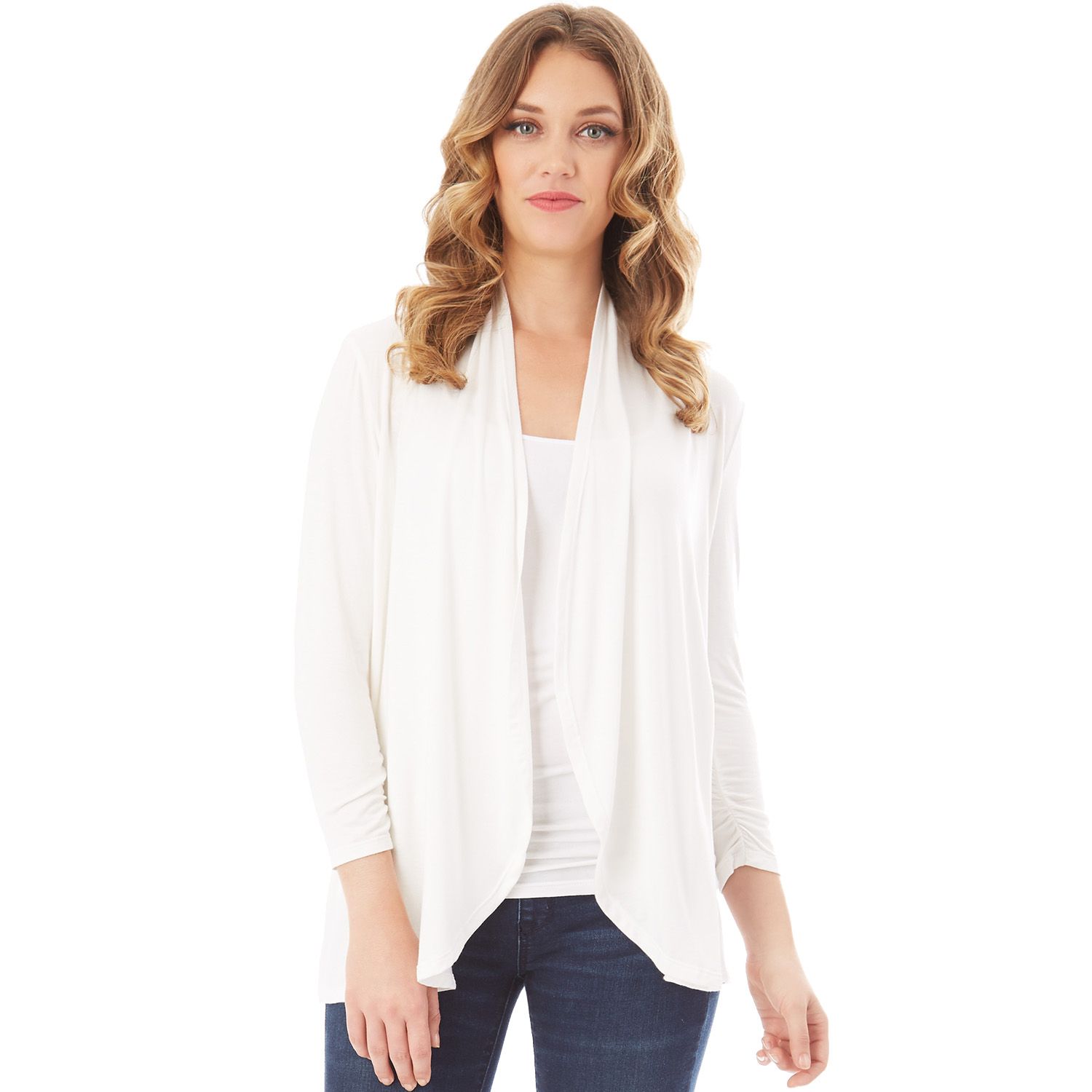 white womens cardigan
