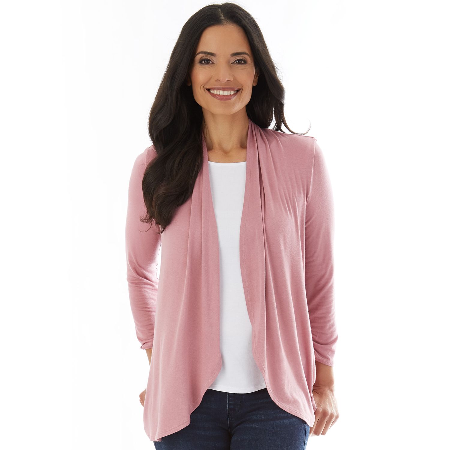 womens pink cardigan