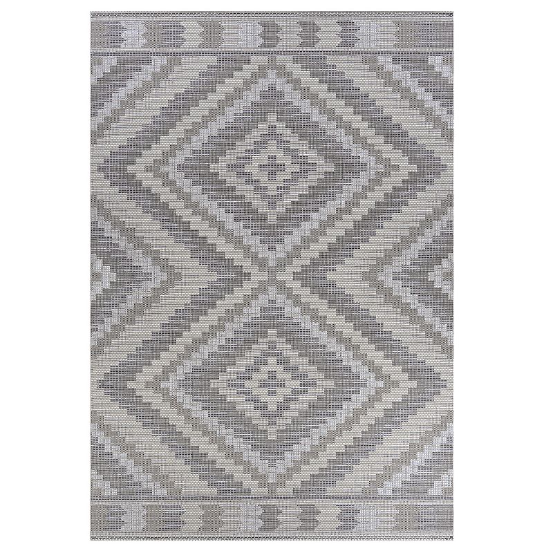 Couristan Harper Mali Geometric Indoor Outdoor Rug, Gabon, 7.5X11 Ft