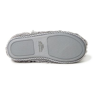 Dearfoams Faux Fur Fold-Down Women's Slippers