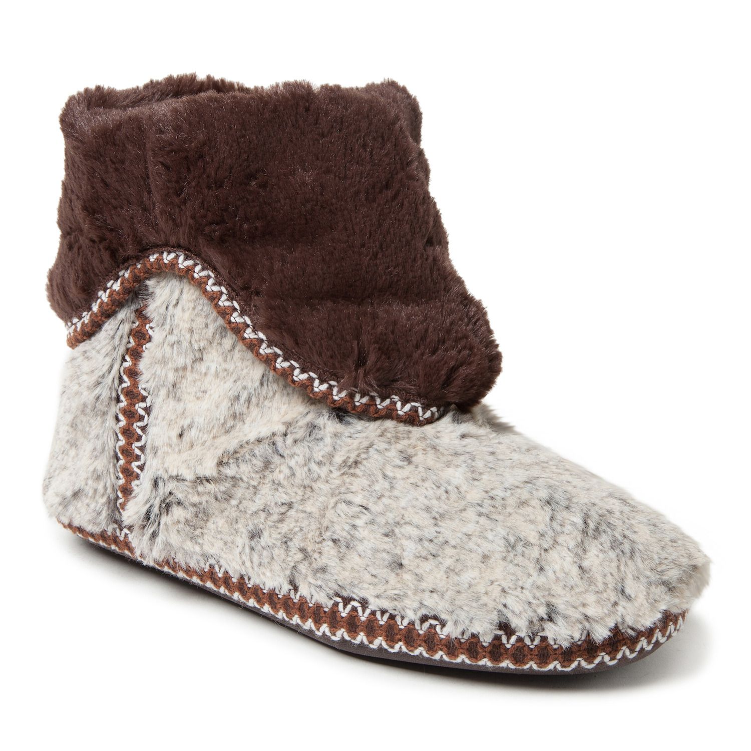 fur fold down boots