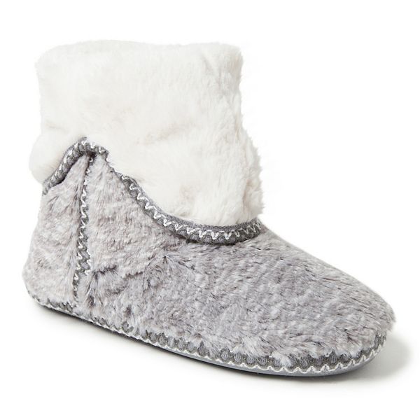 Dearfoams Faux Fur FoldDown Women's Slippers