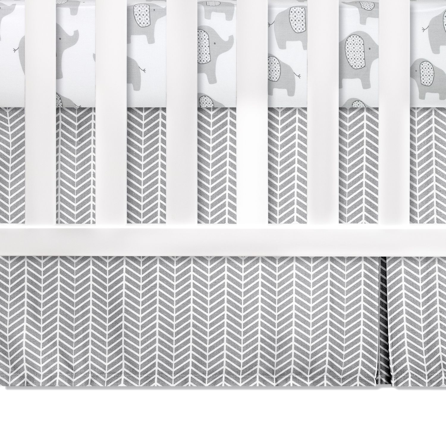 crib dust ruffle pattern