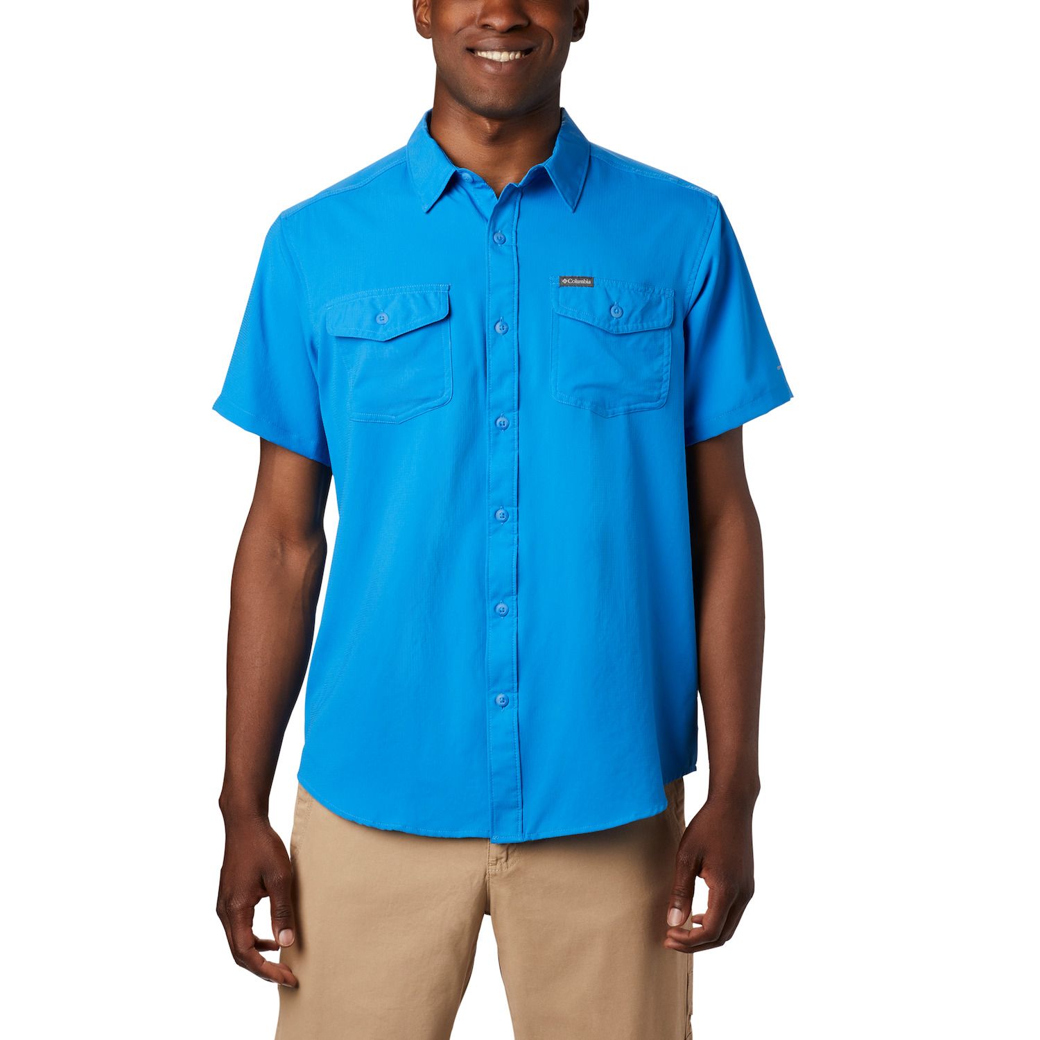 columbia omni wick button up shirt