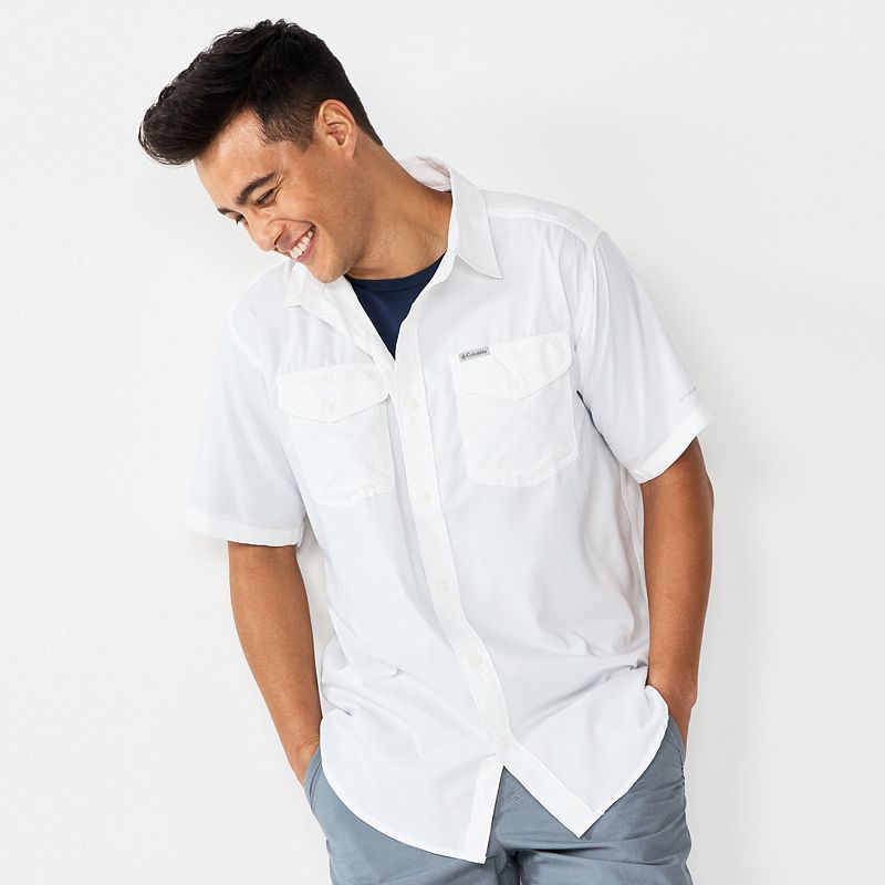 Mens Columbia Utilizer Regular-Fit Omni-Wick Button-Down Shirt, Size: Smal