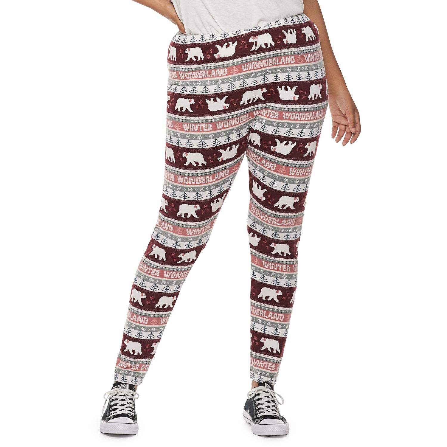 kohls christmas leggings