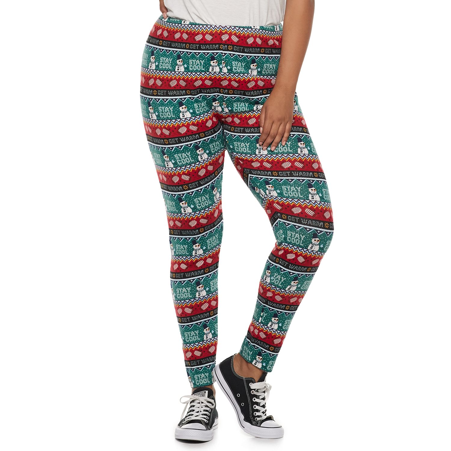 kohls christmas leggings