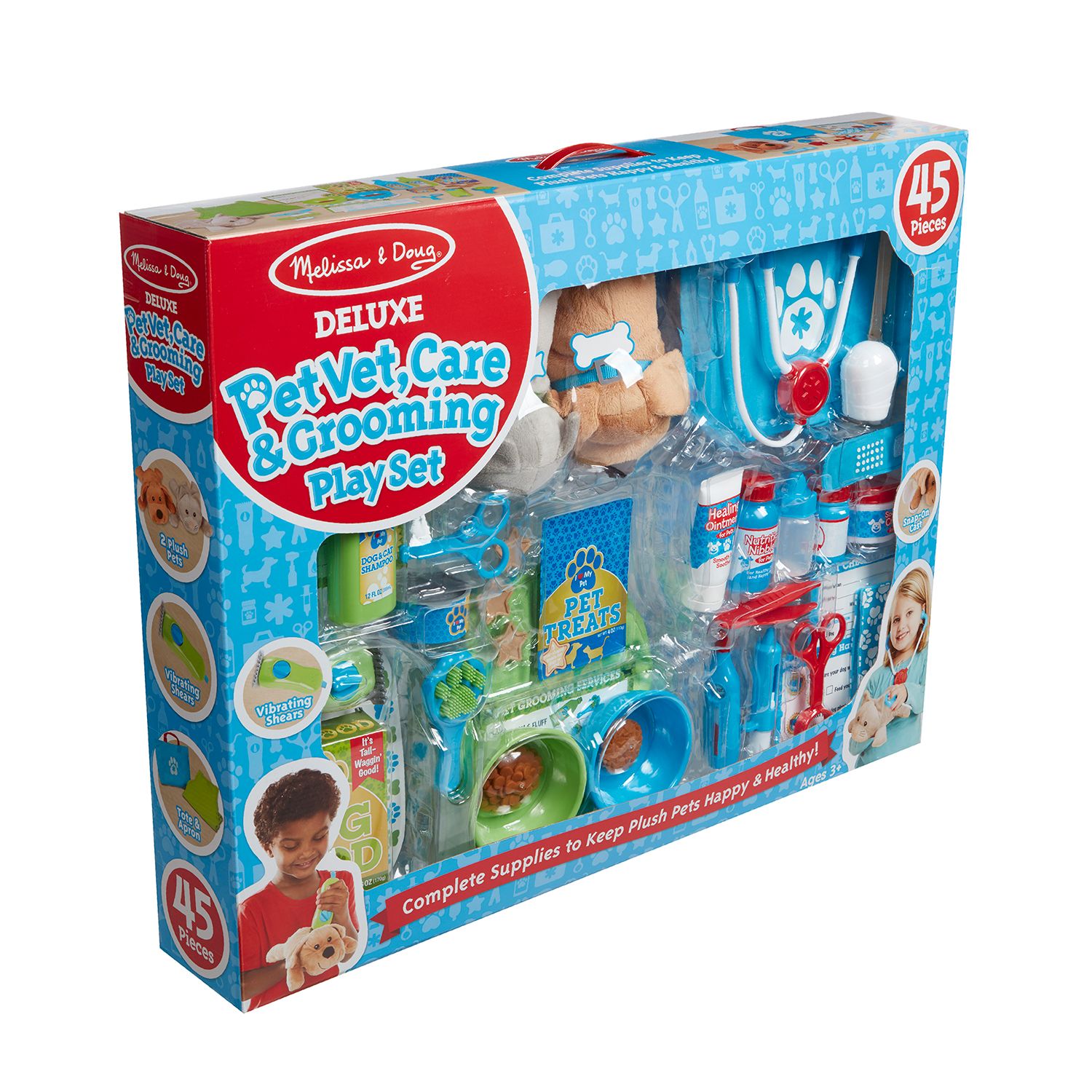 melissa and doug deluxe pet vet care and grooming