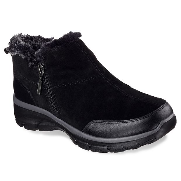 Skechers relaxed fit easy going zip it on sale women's winter boots