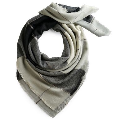 Women's LC Lauren Conrad Winter Plaid Blanket Scarf