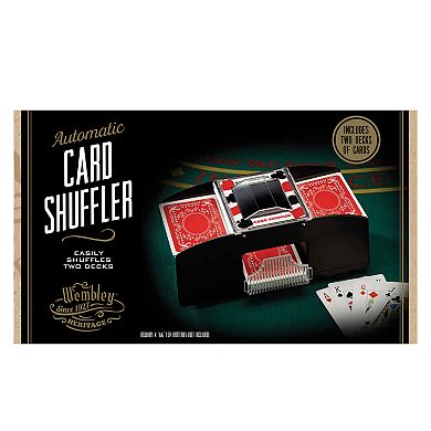 Wembley Automatic Card Shuffler & Deck of Cards 2-piece Set 