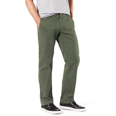 Deep Depths Dockers Olive Green Pants Dockers Men's Straight Fit