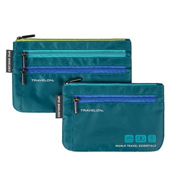 Travelon World Travel Essentials 2 pc Currency & Passport Organizers