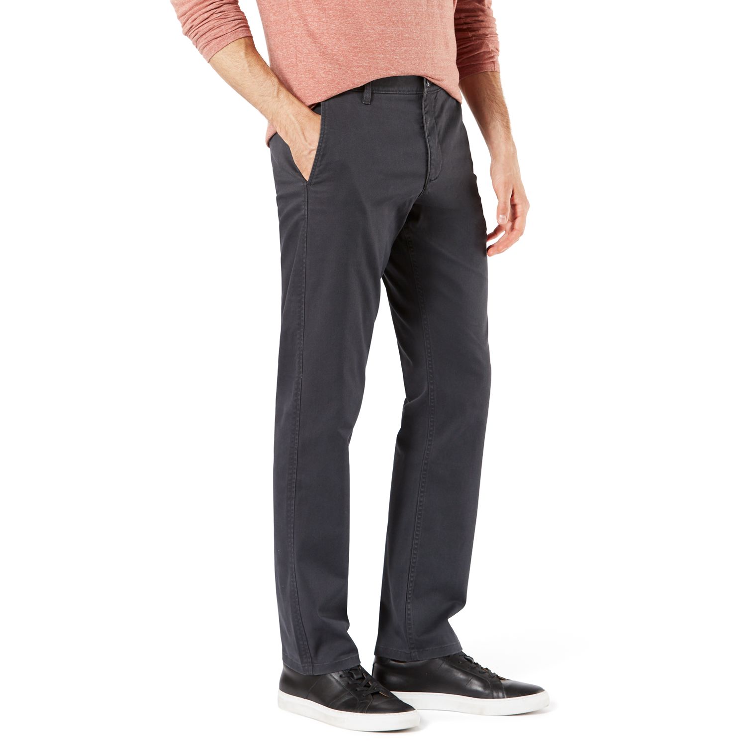 dockers men's alpha slim fit all seasons tech khaki stretch pants