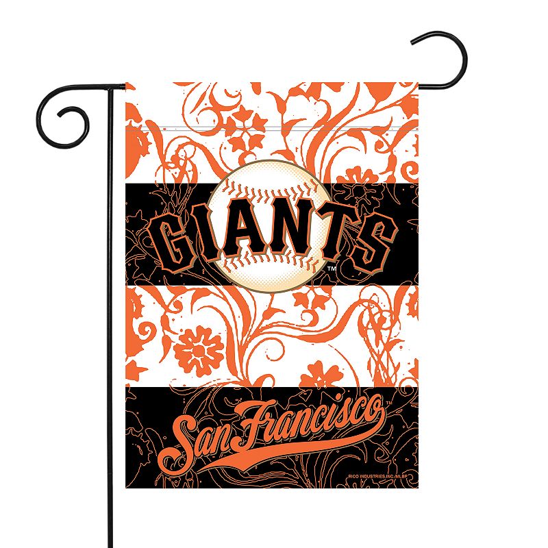 San Francisco Giants Garden Flag with Pole, Multicolor