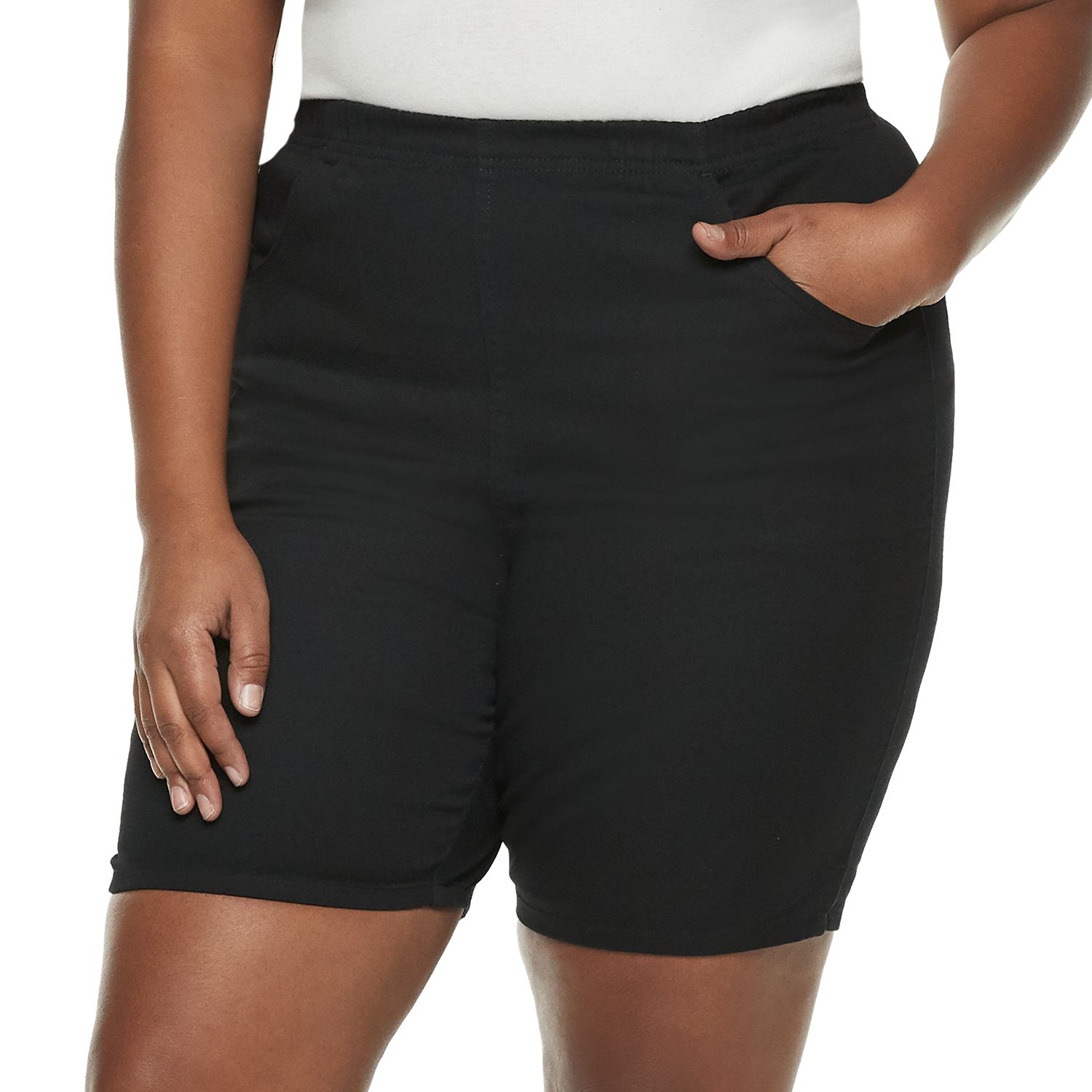 kohls plus size shorts