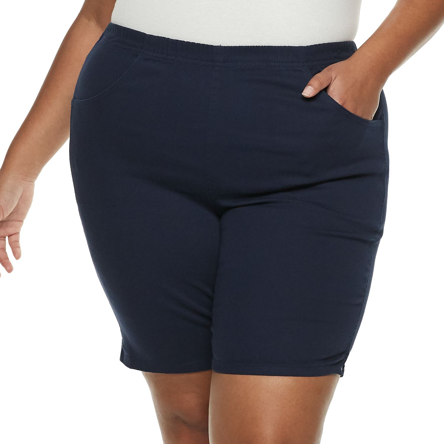 kohls womens plus size shorts