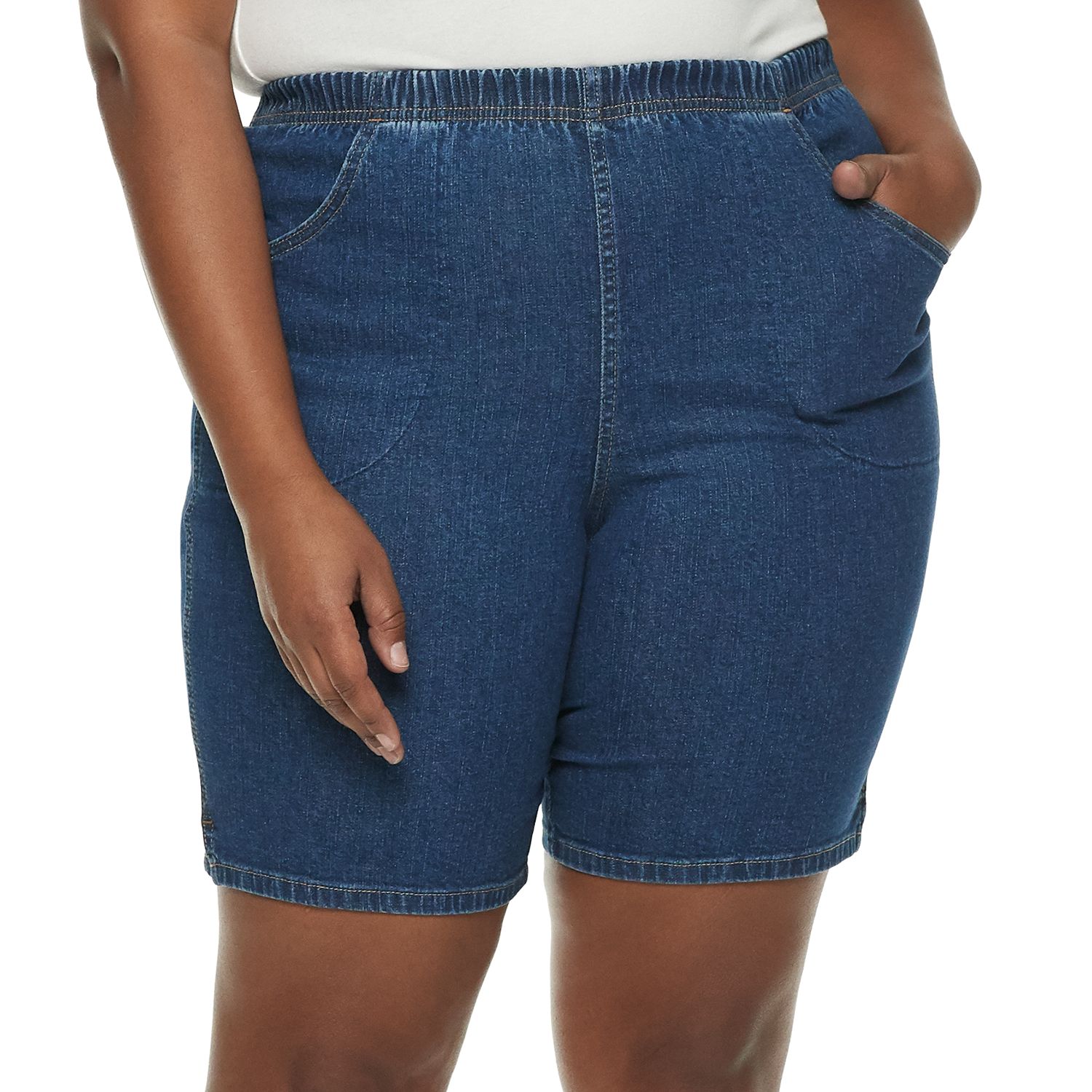 kohls womens plus size shorts